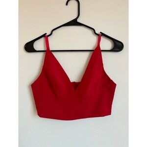 MC Company Brazil VNeck Crop Top Streetwear Trendy Sleek Party Going Out Club